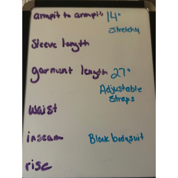 NWOT Black Tank Style Bodysuit Thong Adjustable Straps Shapewear Size Medium - Picture 6 of 6